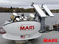 MARS Gyrostabilized Telescope and Synchronized X-Band Radar on NASA Ship (Image Credit: NASA)