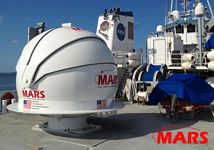 MARS Gyrostabilized Telescope and Synchronized X-Band Radar on NASA Ship (Image Credit: NASA)